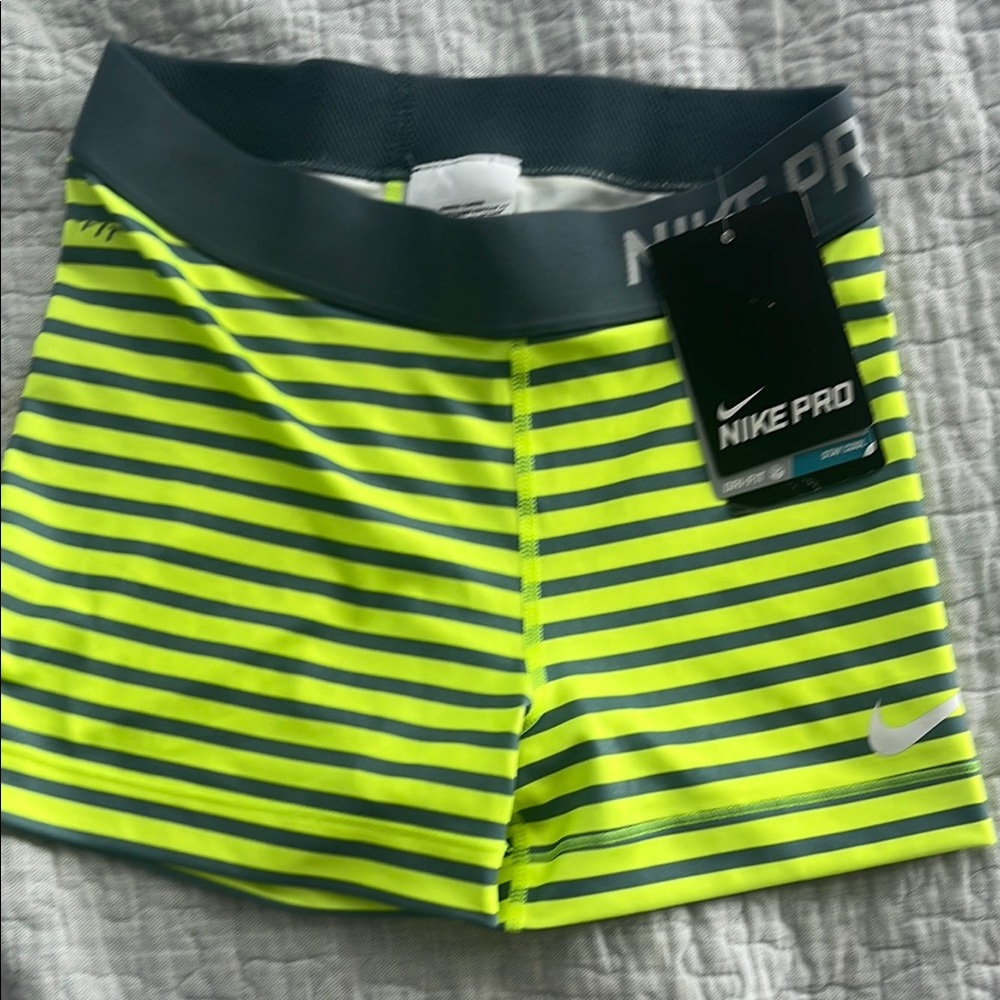 Nike Green and Gray Athletic shorts